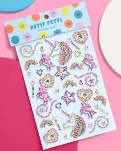 Sale xo, Fetti Unicorn Face Gems - Rainbow Gem Set