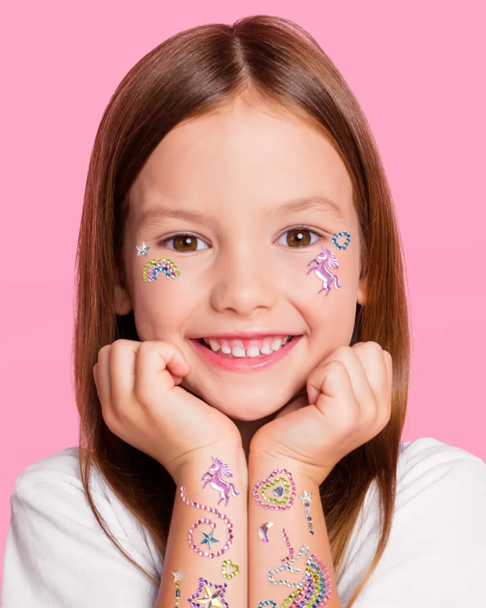 Sale xo, Fetti Unicorn Face Gems - Rainbow Gem Set