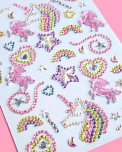 Sale xo, Fetti Unicorn Face Gems - Rainbow Gem Set