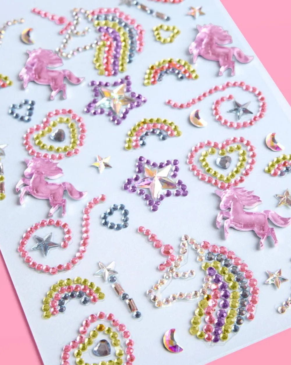 Sale xo, Fetti Unicorn Face Gems - Rainbow Gem Set