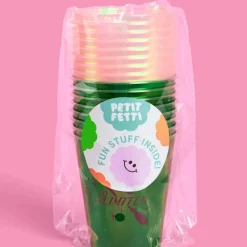 New xo, Fetti Unlimited & Popular Plastic Iridescent Cups