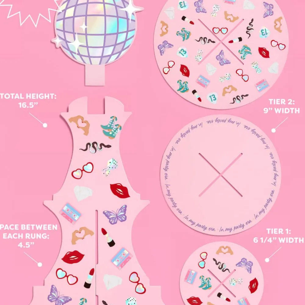 xo, Fetti Unofficial Swiftie Eras Cupcake Tower