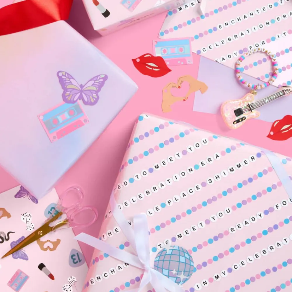xo, Fetti Unofficial Swiftie Gifting Era Wrapping Paper & Tags Set
