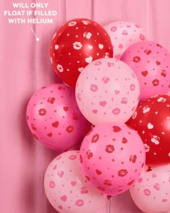 Clearance xo, Fetti Valentine's Day Latex Balloons