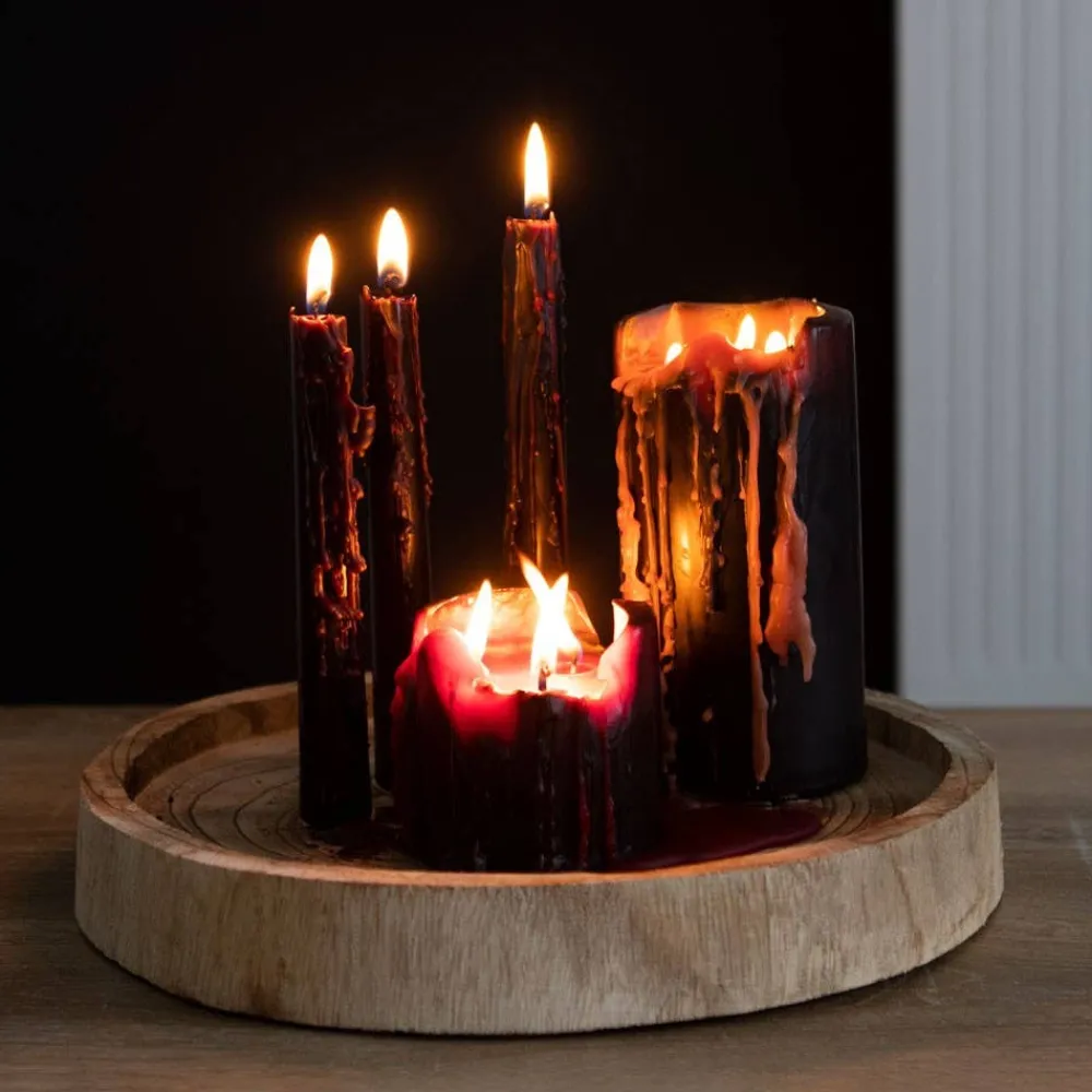 Hot Something Different Wholesale Vampire Tears Black Taper Candles