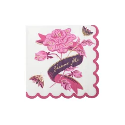 New Bonjour Fete Vamp Romantic Haunt Me Cocktail Napkins