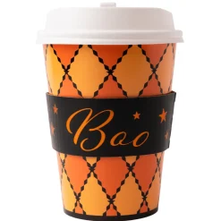 New Bonjour Fete Vintage Halloween Boo Hot Cups