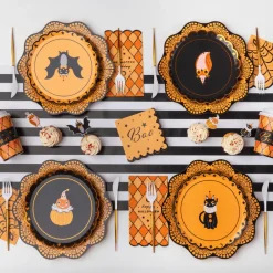 Clearance Bonjour Fete Vintage Halloween Character Cupcake Toppers