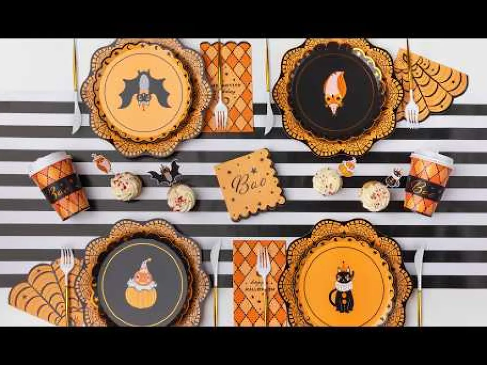 Clearance Bonjour Fete Vintage Halloween Character Cupcake Toppers