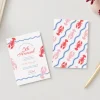 New Bonjour Fete Wavy Lobster Digital Party Invitation Download