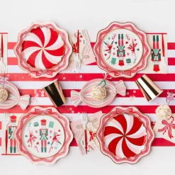 Bonjour Fete Whimsical Nutcracker Dessert Plates