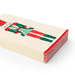 Hot Bonjour Fete Whimsical Nutcracker Guest Towels