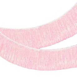 Clearance xo, Fetti White Iridescent Fringe Banner