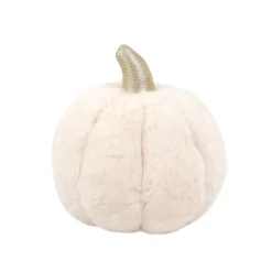 Best MON AMI White Plush Pumpkin Fall Decor by