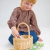 Tender Leaf Wicker Shopping Basket