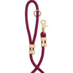 Hot The Foggy Dog Wine Marine Rope Dog Leash