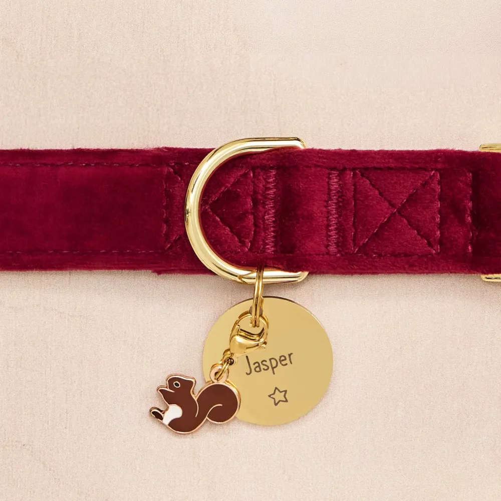 New The Foggy Dog Woodland Collar Charm Set
