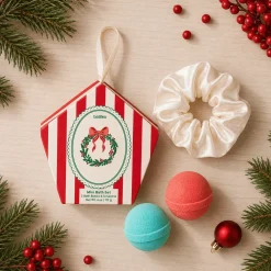 Hot Latika Beauty Wreath Christmas Mini Bath Bomb Gift Set