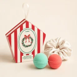 Hot Latika Beauty Wreath Christmas Mini Bath Bomb Gift Set