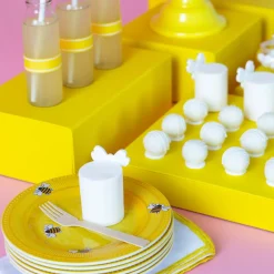 Hot Bonjour Fete Yellow Display Box Risers