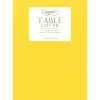 Best Caspari Yellow Linen Like Table Cover