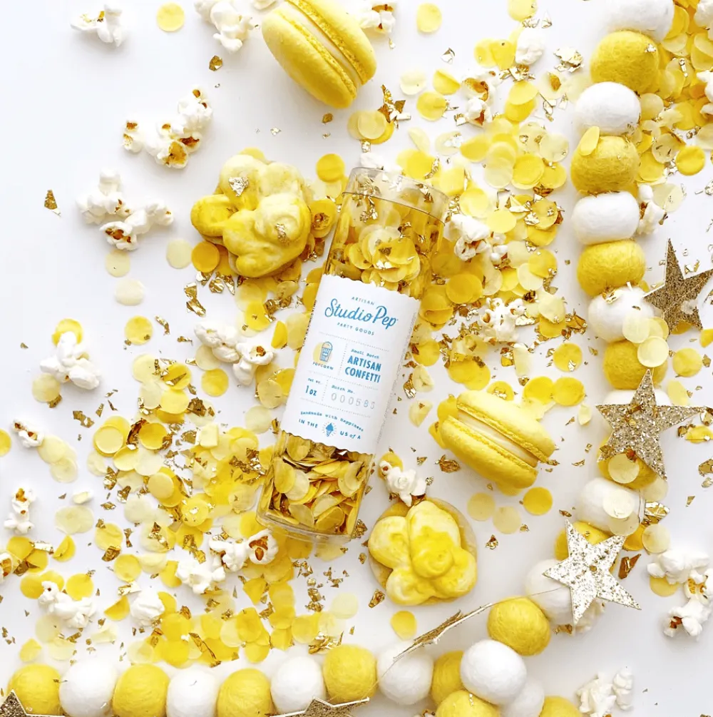 Best Studio Pep Yellow Popcorn Artisan Confetti